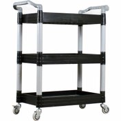 تصویر چرخ پذیرایی رستوران مدل سه طبقه 