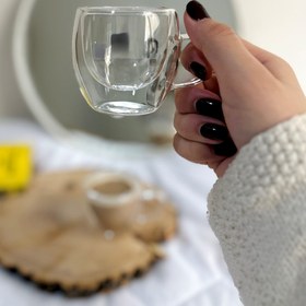 تصویر شات پیرکس دوجداره 