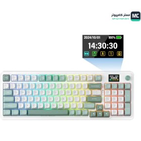 تصویر کیبورد گیمینگ ردراگون K719 WG GALATIN PRO GAMING KEYBOARD LCD - MINT MAMBO