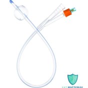 تصویر سوند فولی سیلیکون دو راه آنتی باکتریال بکتیگارد Bactiguard BIP antibacterial foley catheter silicone