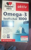 تصویر کپسول امگا 3,; ،اسیدهای چرب امگا3از روغن ماهی دریا EPAوDHA۸۰تایی Omega 3