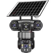 تصویر دوربین خورشیدی پارت اسمارت مدل PS3244G با ۳ لنز سیمکارتی 
