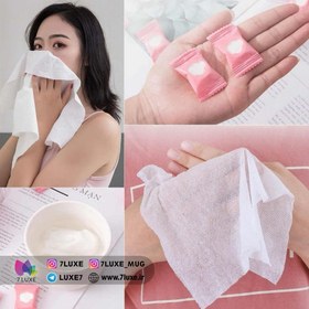 تصویر دستمال قرصی مسافرتی 