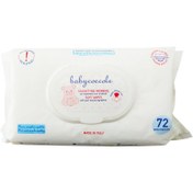 تصویر دستمال مرطوب بی بی کوکول بسته 72 عددی baby coccole babycoccole