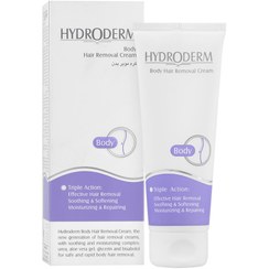 تصویر کرم موبر بدن هیدرودرم ضد حساسیت حجم ۷۵ میل Body Hair Removal Cream Hydroderm