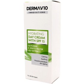 تصویر کرم روز درماتن derma V10 مناسب انواع پوست spf15 