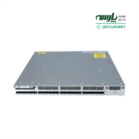 تصویر سوئیچ سیسکو مدل WS-C3850-24XS-S استوک Cisco WS-C3850-24XS-S 24Port Switch Stock