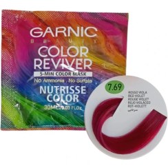 تصویر شامپو رنگ ساشه ای گارنیک سرخابی 7.69 Garnic 
