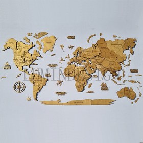 تصویر نقشه جهان پرایم طلایی 