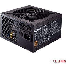 تصویر منبع تغذیه کامپیوتر کولر مستر مدل MWE 600 80 Plus Bronze توان 600 وات Cooler Master MWE 600 80 Plus Bronze 600W Power Supply