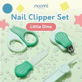 تصویر ست ناخنگیر کودک ۴ تکه با طرح دایناسور 