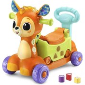 تصویر اسکوتر 4 در 1 موزیکال زرافه مدل Grow with Me Fawn وی تک VTech VTech 4-in-1 Grow-with-Me Fawn Scooter