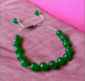 تصویر دستبند سنگ جید 