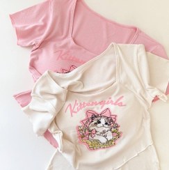 تصویر کراپ شرت گربه ملوس 5025 