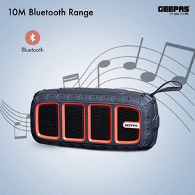 تصویر اسپیکر بلوتوثی قابل حمل جی پاس مدل GMS11183 Rechargeable Bluetooth Speaker GEEPAS MODEL : GMS11183