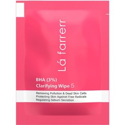 تصویر پد پاکسازی کننده پوست 5 حاوی 3% BHA بسته 30عددی لافارر Lafarrerr Clarifying Pad 5 BHA 3