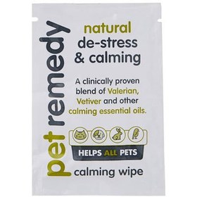 تصویر دستمال مرطوب آرامش بخش پت رمدی Pet Remedy Calming Wipes یک عددی 