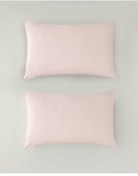 تصویر روبالشی پنبه خالص 2 مورد بالش 50X70 سانتی متر صورتی انگلیش هوم English Home 