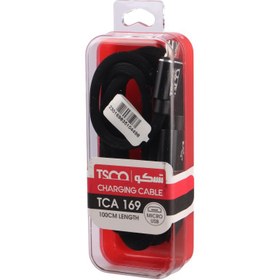 تصویر کابل تبدیل USB به microUSB تسکو مدل TC A169 طول 1 متر tsco-tc-a169