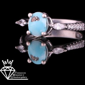 تصویر انگشترفیروزه زنانه کد738 