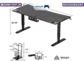 تصویر خرید میز گیمینگ Eureka Ergonomic Erk-IM6301-BK 