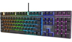 تصویر کیبورد مکانیکال گیمینگ رپو مدل V700RGB Alloy Blue Switch Rapoo V700RGB Alloy Blue Switch Wired Mechanical Gaming Keyboard