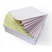 تصویر کاغذ پرینتر 80 ستونی چهار نسخه کاربن لس 