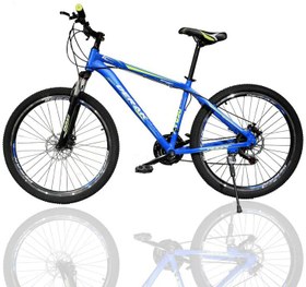 تصویر دوچرخه آلومینیوم سایز 26 دراک ترمز دیسکی - رنگ آبی Bike 26 inch Disc Brakes 21sp Alloy Blue