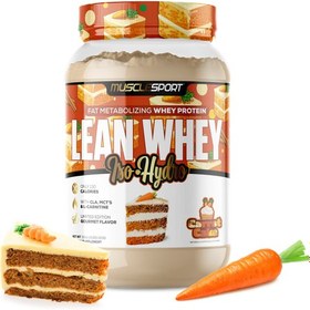 تصویر پروتئین ایزوله لین وی ایزو هیدرو ماسل اسپرت (908 گرم) - pistachio ice cream Muscle Sport Lean Whey Iso Hydro (908 g)