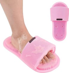 تصویر دمپایی سیلیکونی ماساژ و شستشو پا 