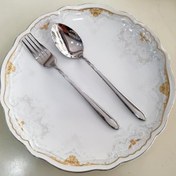 تصویر سرویس قاشق و چنگال یونیک مدل دونا ۱۲ عددی استیل مناسب ۶ نفر 