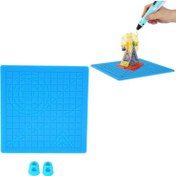 تصویر صفحه سیلیکونی برای طراحی با قلم سه بعدی کیو کی مدل Silicone Mat 3 برند QK 