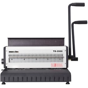 تصویر دستگاه صحافی دوبل مدل TD2000 Double binding machine model TD2000