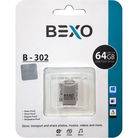 تصویر فلش مموری بکسو مدل B-302 ظرفیت 64 گیگابایت Bexo B-302 Flash Memory 64GB