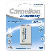 تصویر باتری کتابی قابل شارژ کملیون 200mAh Camelion Always Ready 9V 200mAh