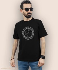 تصویر تیشرت مردانه و زنانه اصیل ایرانی طرح منشور کوروش بزرگ کد 1000 