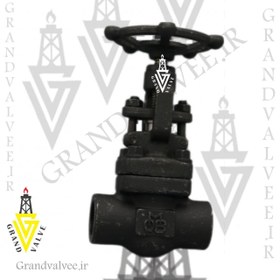 تصویر شیرفلکه سوزنی "3/4 اینچ کلاس 800 فولاد فورج جوشی GLOBE VALVE 3/4"#800 WCB A105 SW