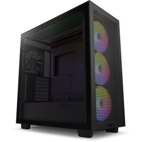 تصویر کیس NZXT H7 Flow (2023) - Matte Black 