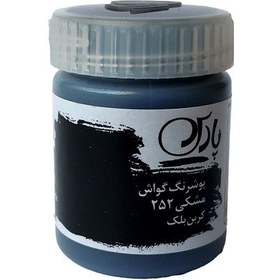 تصویر گواش تک رنگ مشکی 