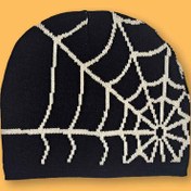 تصویر کلاه بافت بدون لبه تار عنکبوت 