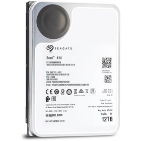 تصویر هارد اینترنال سیگیت Seagate ST12000NM0538 Exos X14 12TB کارکرده 