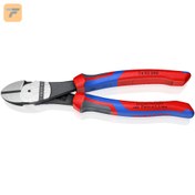 تصویر انبر سیم چین با قدرت اهرم بالا کنیپکس مدل 7402200 سایز 200 میلی متر High Leverage Diagonal Cutter