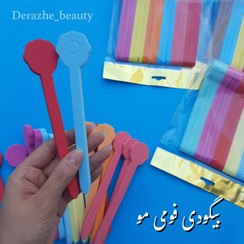 تصویر بیگودی فومی ناز مو بسته 18 عددی اورجینال Cute foam hair curler, 18 pieces, original