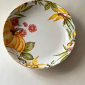 تصویر بشقاب سرامیکی طرح کدو 