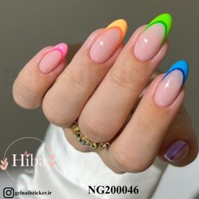 تصویر استیکر کاشت ناخن_کد NG200046 gel nail sticker_ NG200046