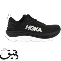 تصویر کفش کتونی ورزشی هوکا گاویتا Hoka Gaviota 5 رنگ مشکی سایز 41 1/3 W GAVIOTA 5 WIDE