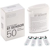 تصویر نوار تست قند خون آرکری مدل Glucocard-01 Sensor بسته 50 عددی 