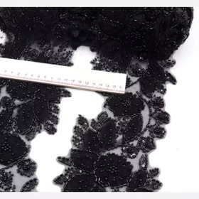 تصویر نوار خرجکار منجوق دوزی پهن 