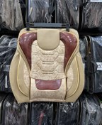 تصویر روکش صندلی پژو پارس vip چرم و مخمل Car seat cover