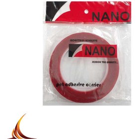 تصویر چسب دو طرفه ژله ای قرمز Nano ۱cm ا Nano double sided 1cm jelatin Tape Nano double sided 1cm jelatin Tape
